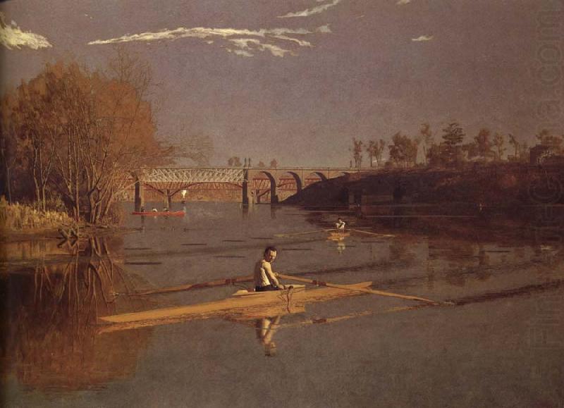 Thomas Eakins Max Schmitt a l'aviron china oil painting image